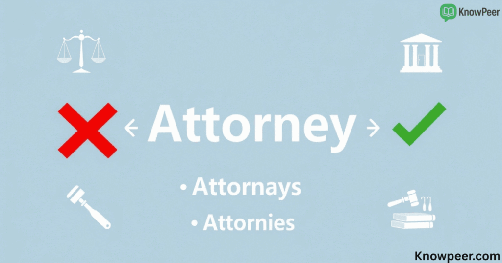 Plural of Attorney