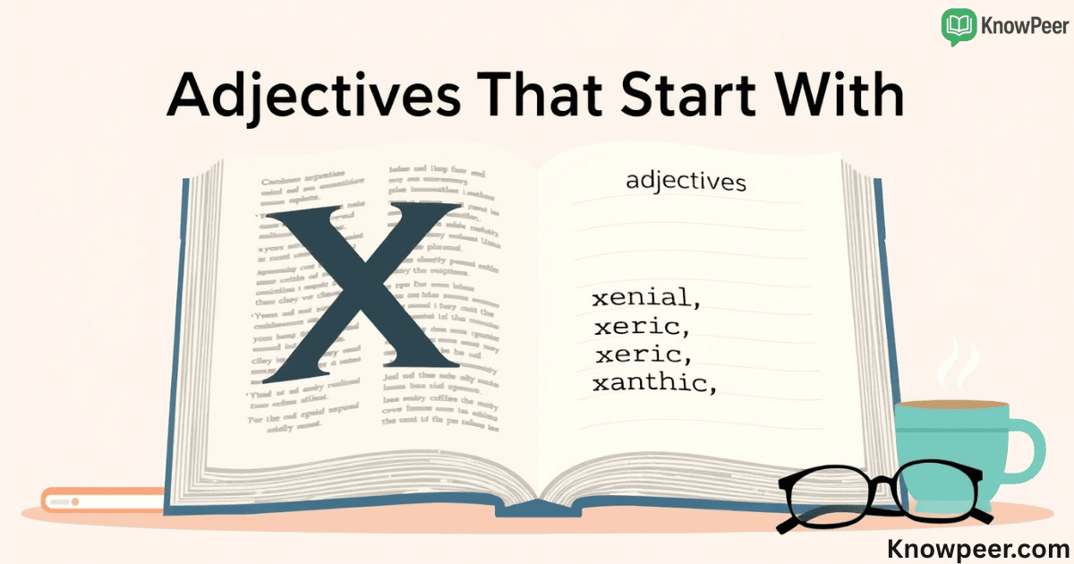 Adjectives That Start with X