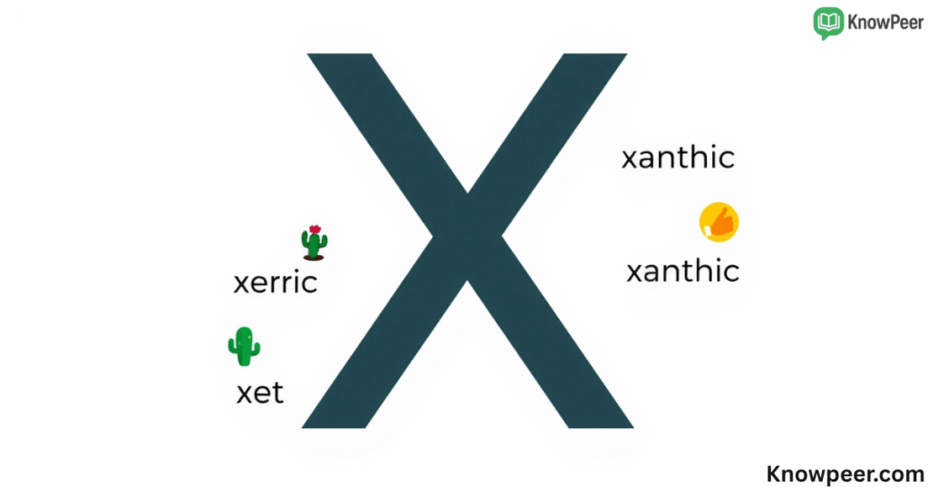Adjectives That Start with X