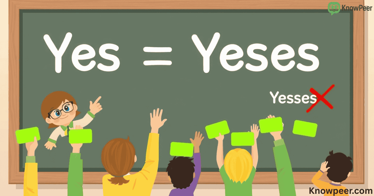 Plural of Yes