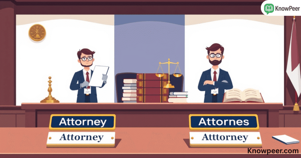 Plural of Attorney