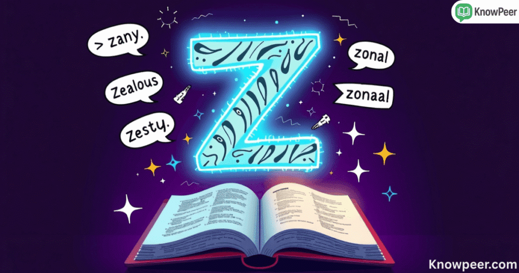 Adjectives That Start With Z